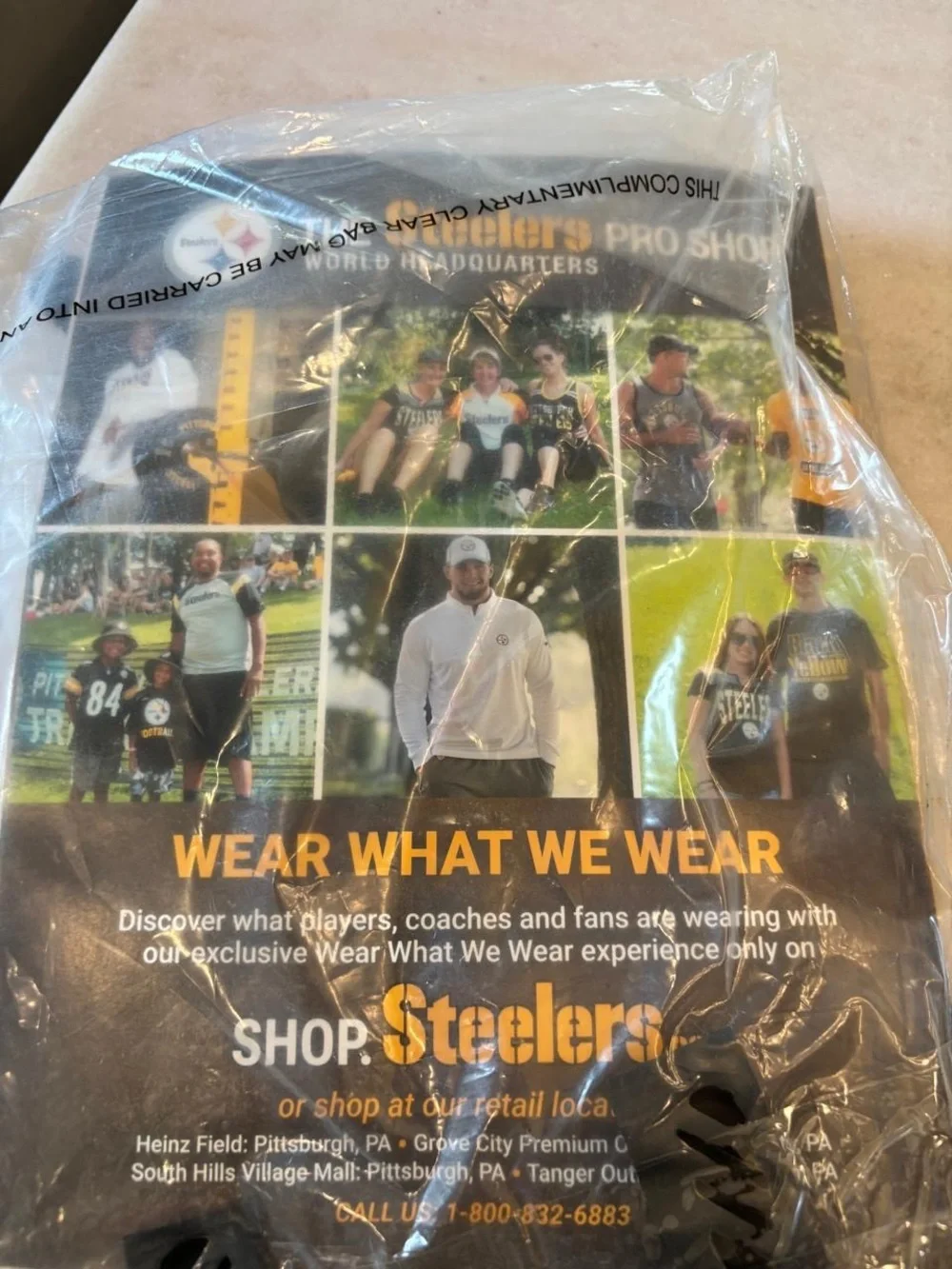 Pittsburgh Steelers Stadium Fan Pack Browns Game 2013 Ticket Lot #A115